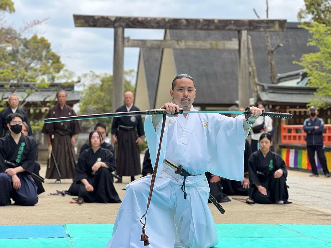 Yushin-sensei in formal training attire
