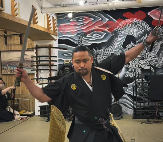 Yushin-sensei in formal training attire